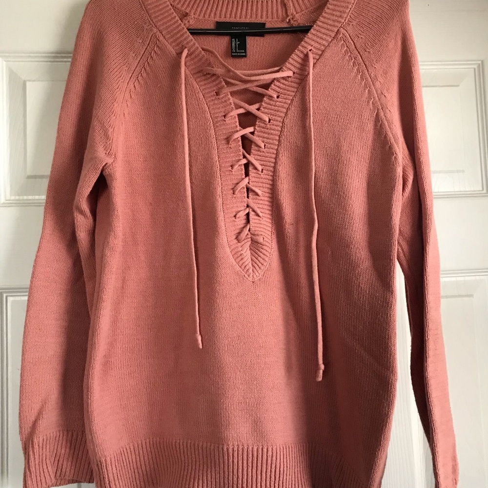 Salmon sweater